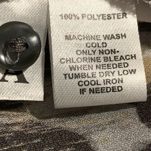 Ann Taylor Loft Med Petite Long Sleeve, Sheer Blouse - Picture 8 of 8